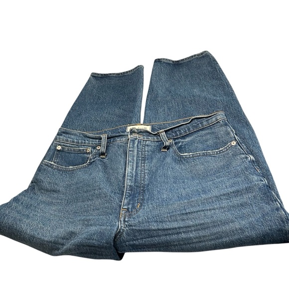 Madewell Balloon High Waisted Denim Jeans Cropped Sz 30 - Picture 4 of 15